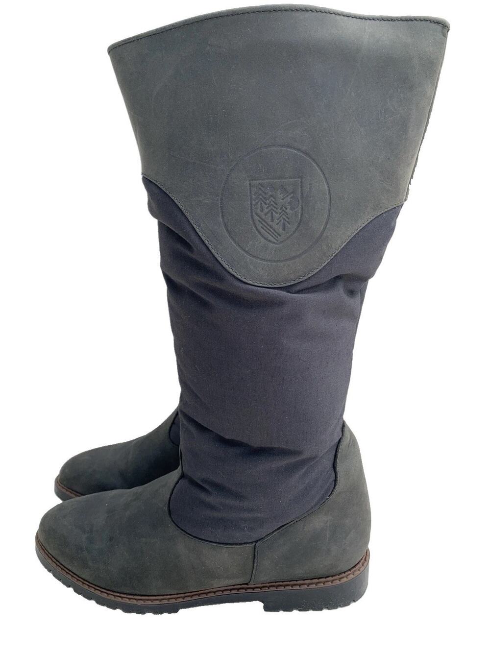 Eddie Bauer Vintage Boots 7.5 Wool Lined Snow Winter Waterproof Made In Canada